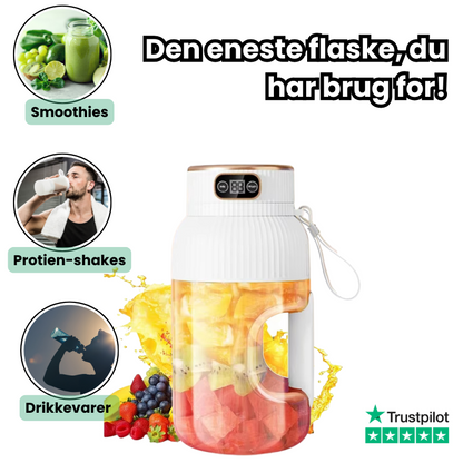 BlendFlaske™ | Smoothies, shakes, Drikkevarer  - én flaske!