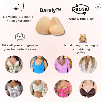 Barely™ – Usynlig Push-Up Brystforstærker