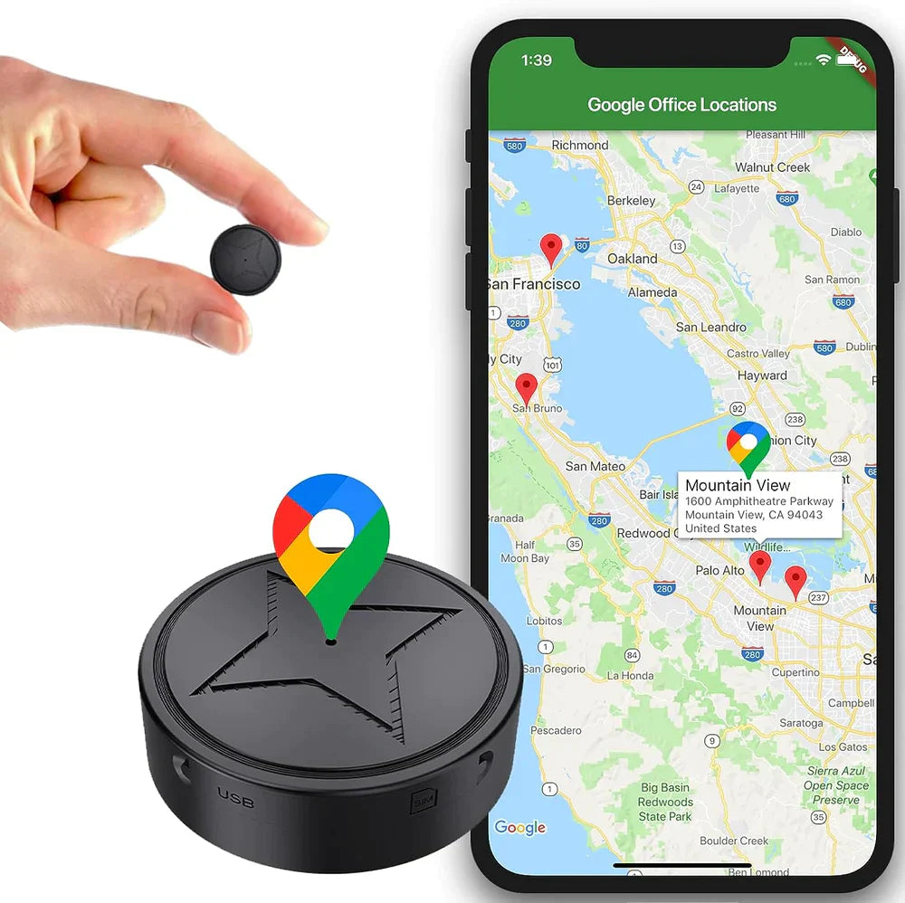 Mini-GPS-Tracker | Beskyt dine ejendele med GPS-sporing i realtid